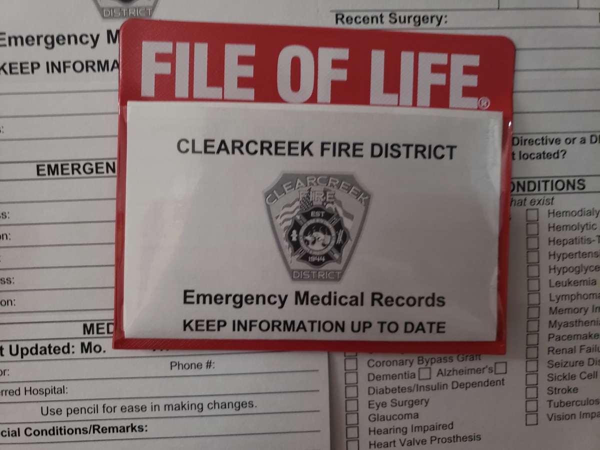 File of Life Packet photo